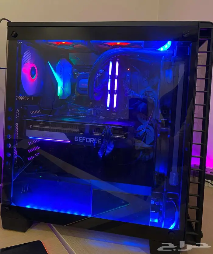 تجميعة PC العاب مستعملة مع معالج i7-7700K وكارت RTX 3060 Ti 2