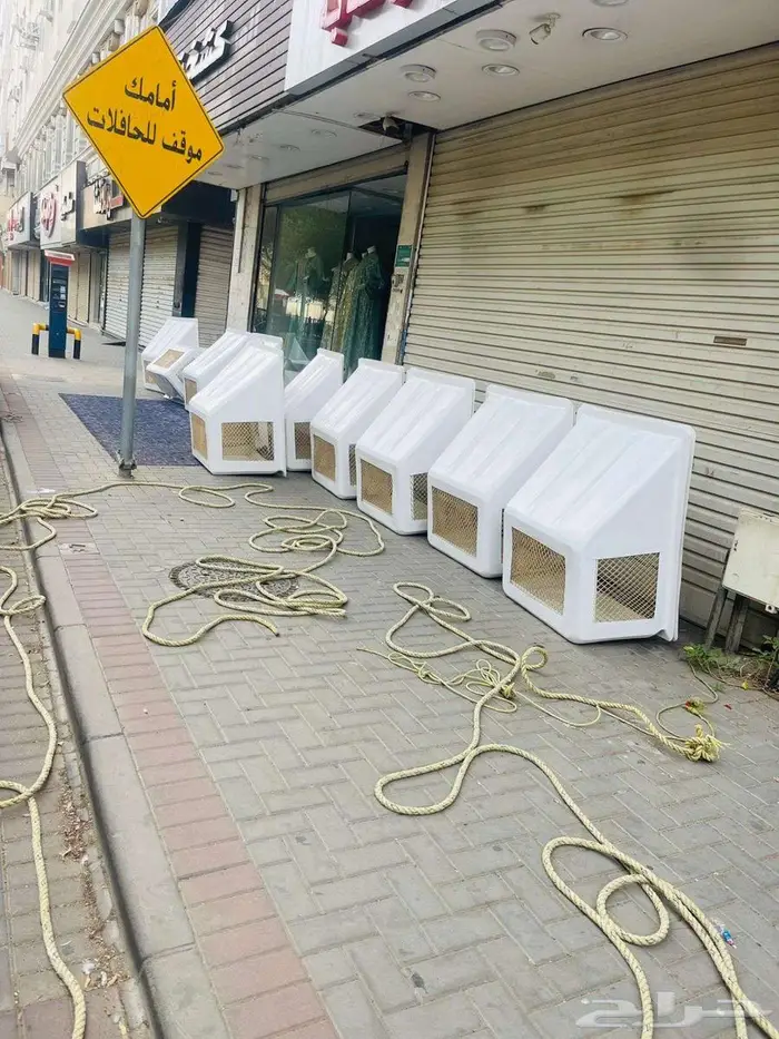 تركيب اغطية المكيفات غطاء مكيف فيبر شباك طارد الطيور 6