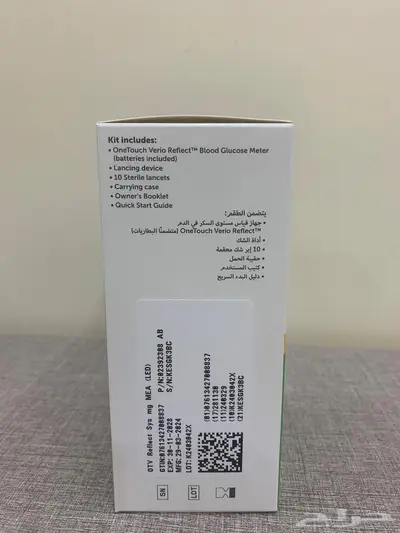 جهاز قياس السكري ONETOUCH Verio Reflect مع ملحقاته index