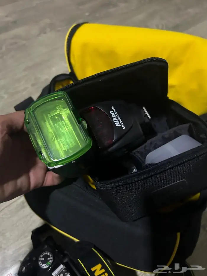 كاميرا نيكون d5100 مع عدسات والعدة كامله 4