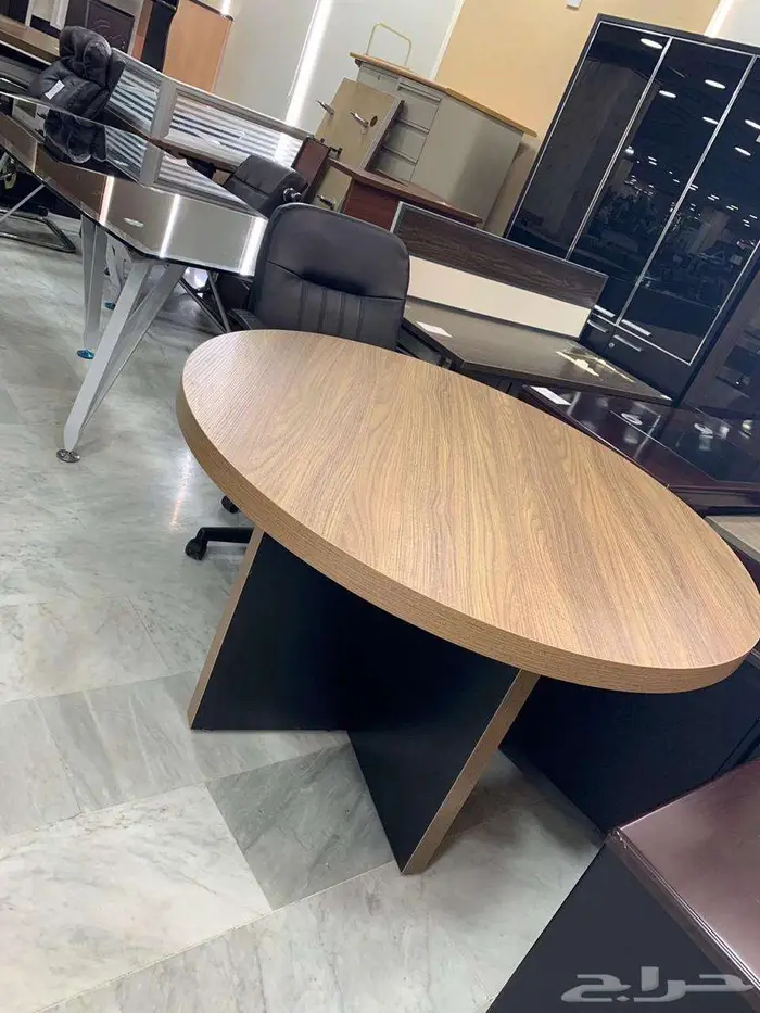 طاولة اجتماع كراسي مكتب طاولة دائري meeting table 9