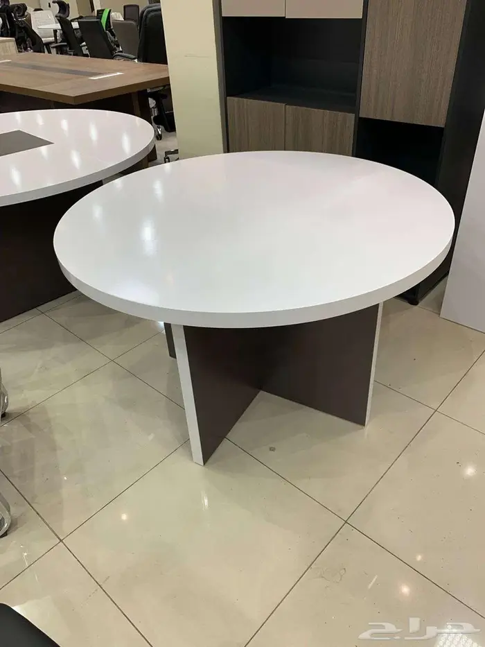 طاولة اجتماع كراسي مكتب طاولة دائري meeting table 7