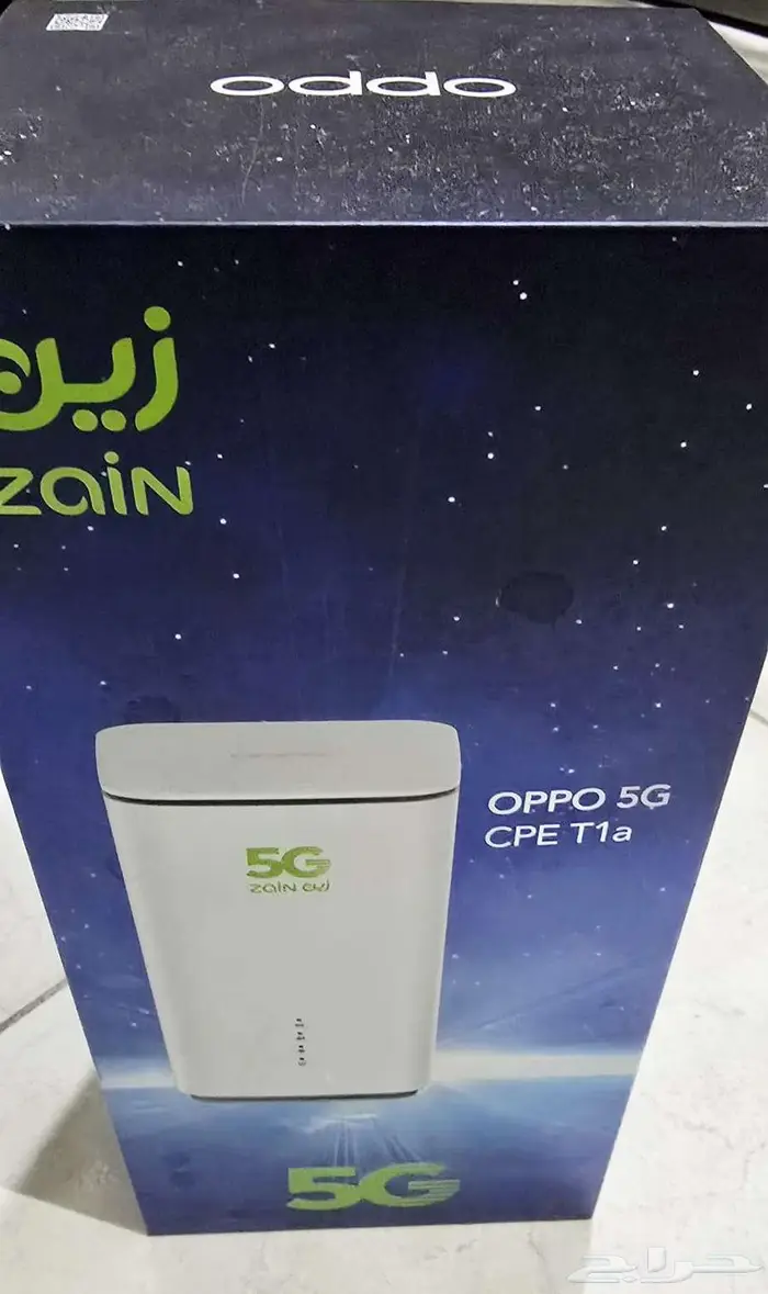 جهاز Oppo 5G CPE T1a زين جديد لم يستخدم موديل CTC03 1