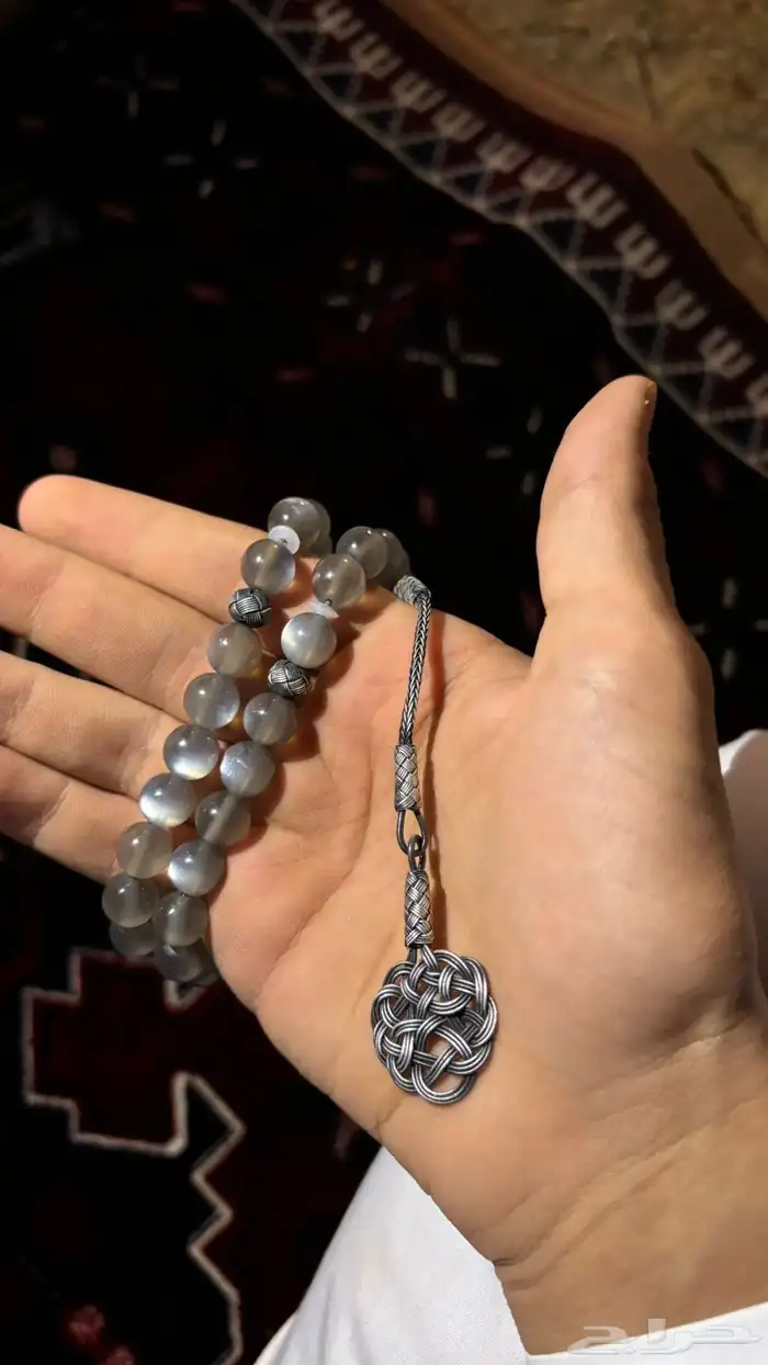 سبحة فضه وفواصل فضه حدي 90 والبيع سمح 1
