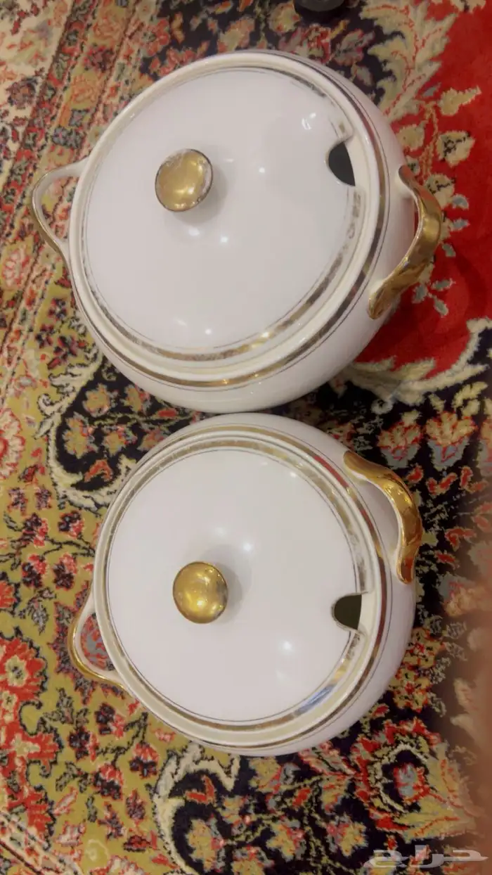 طقم صحن شوربة مقاسين   طقم علب بهارات 0