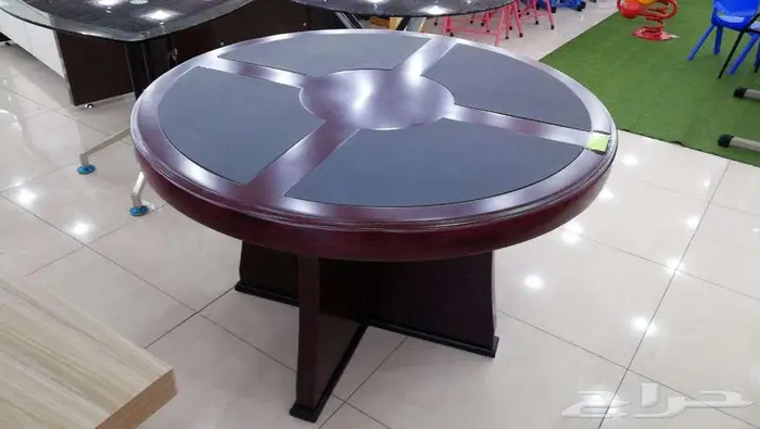 طاولة اجتماع كراسي مكتب طاولة دائري meeting table 8