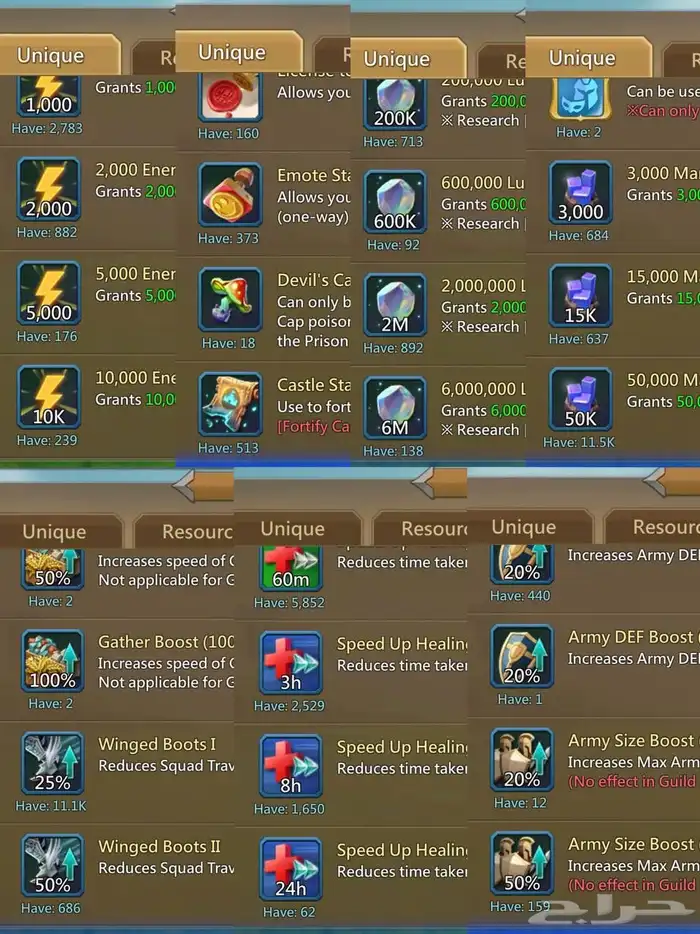 قائد حشد ممالك محظوره 1673 لوردس موبايل 5