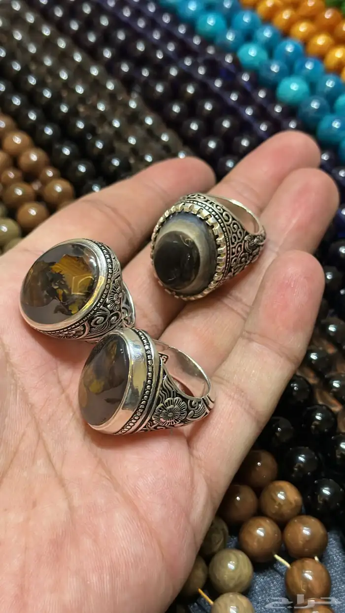 خواتم عقيق يماني صياغة ماجد ViP وصياغة عارف 8