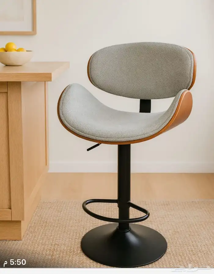 كراسي بار او مطبخ مرتفعه مديلات حديثة خامات فخمة وتس فقط 78