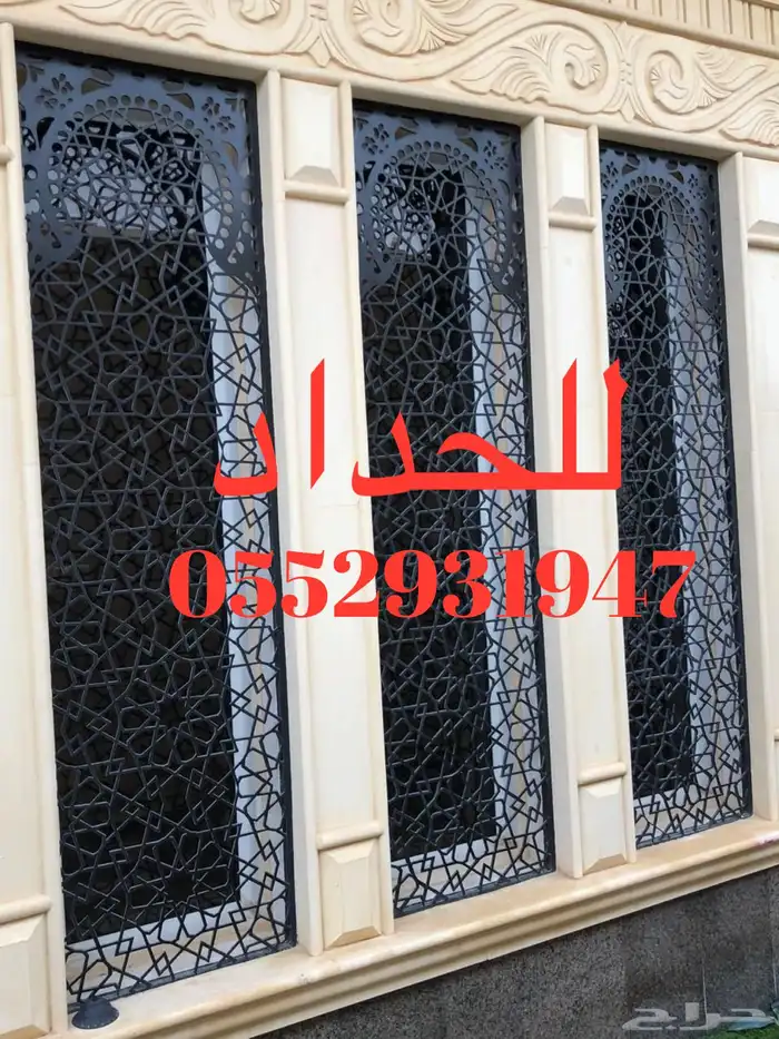 ابواب حديد ليزر درايش المنيوم 2