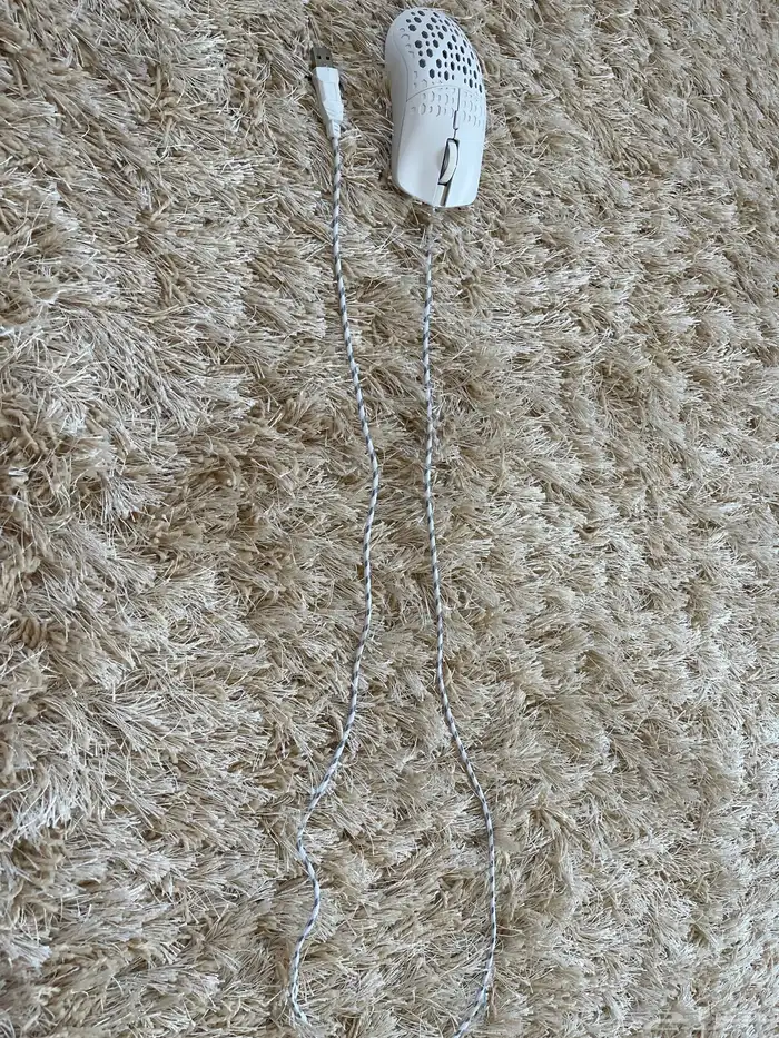 ماوس Rakiu ابيض مدخل USB طول السلك 1 25متر 4