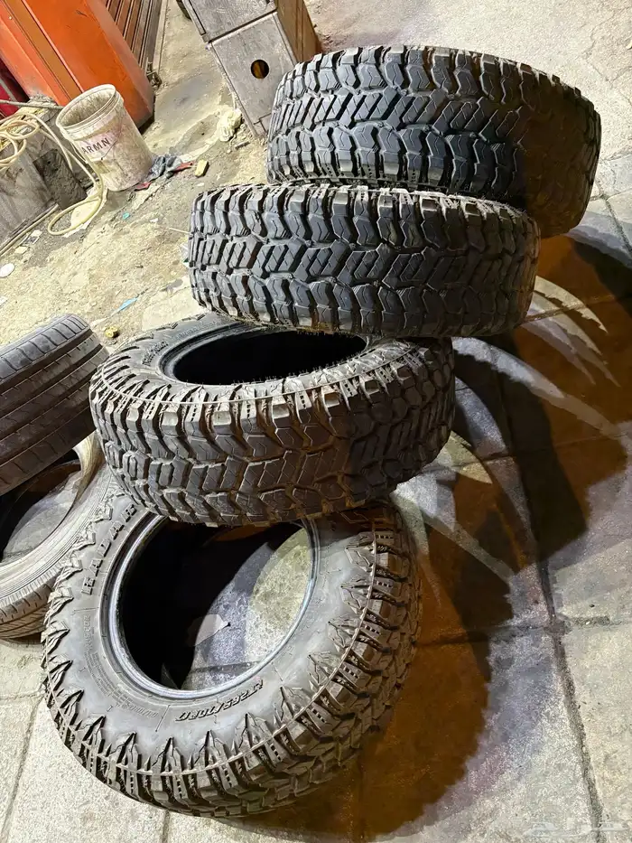 كفرات حجريه265 70 17شبه جديده 5