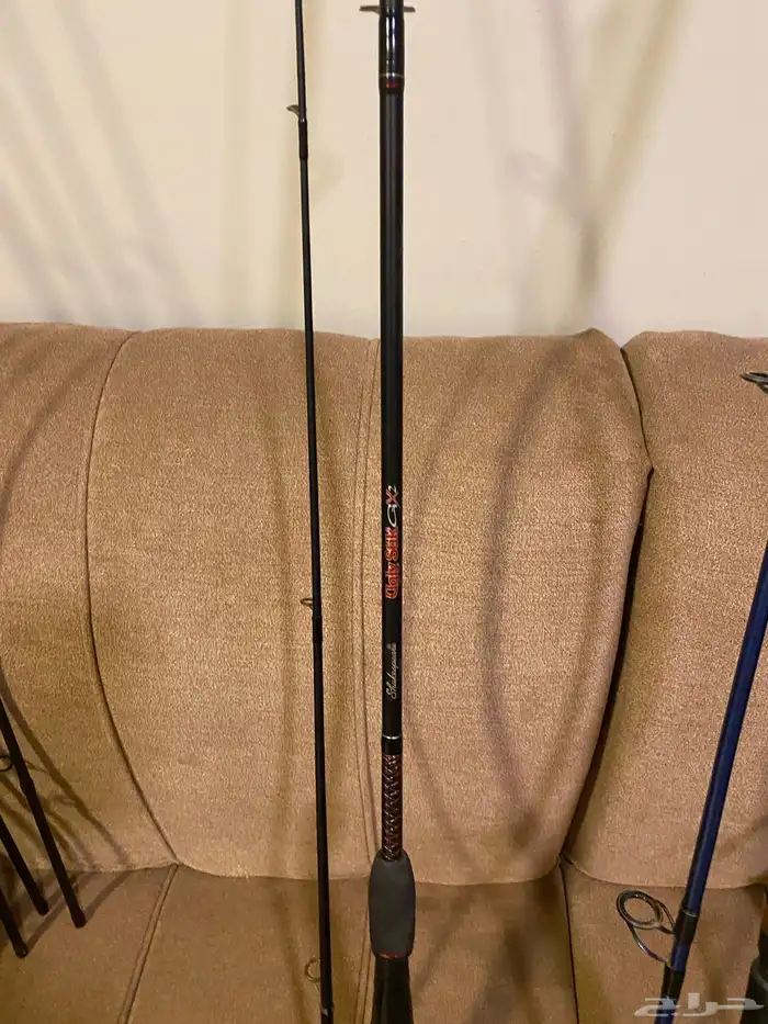 مجموعة من قصبات الصيد many casting rod 3
