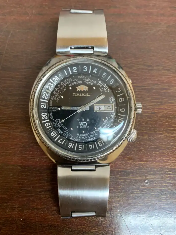 للبيع ساعة اورينت Orient WD ورلد دايفر فنتيج من 60s علسوم 2