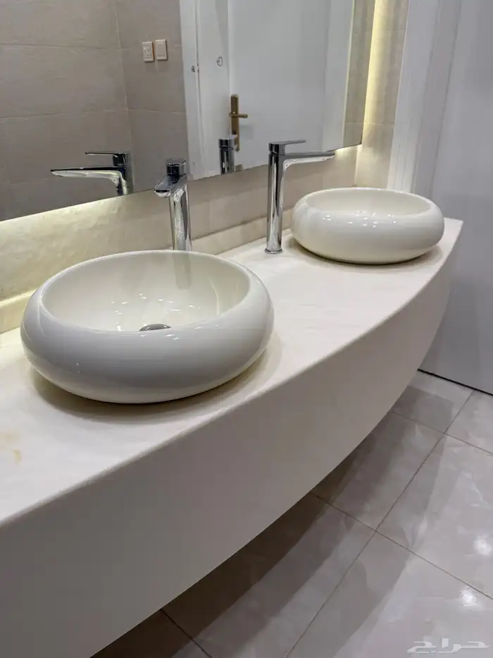 مغاسل عدد 2   احواض رخام بحاله ممتازه 2