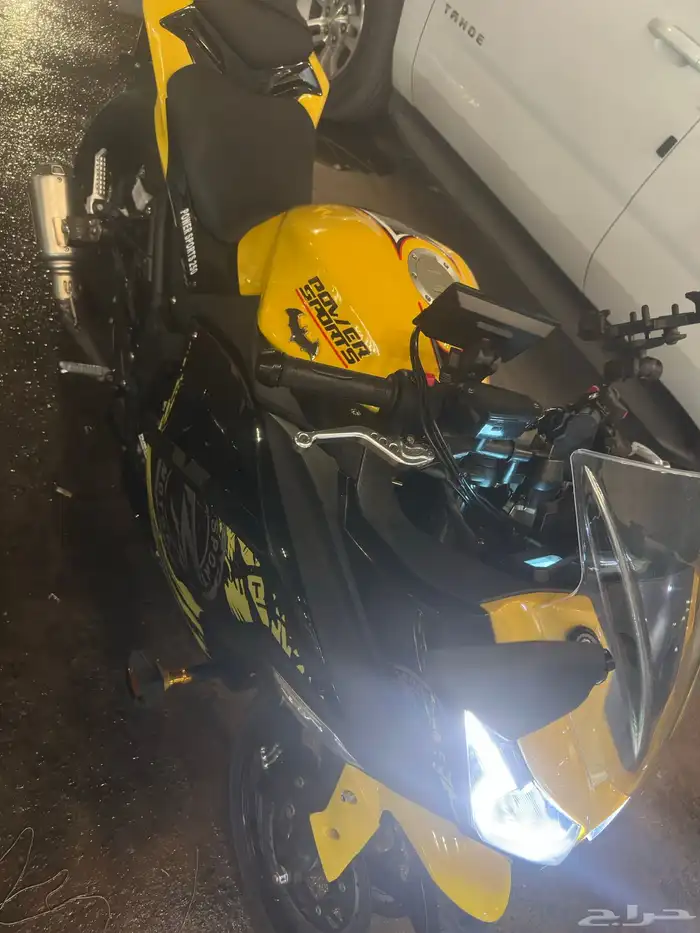 دباب ريس 250 cc لون اصفر اسود 3