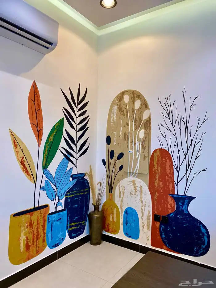 ديكورات رسم لوحات جداريات 0