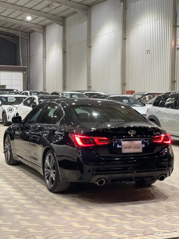 انفنيتي Q50s سعودي فل بلاك ايدشن 2022 2