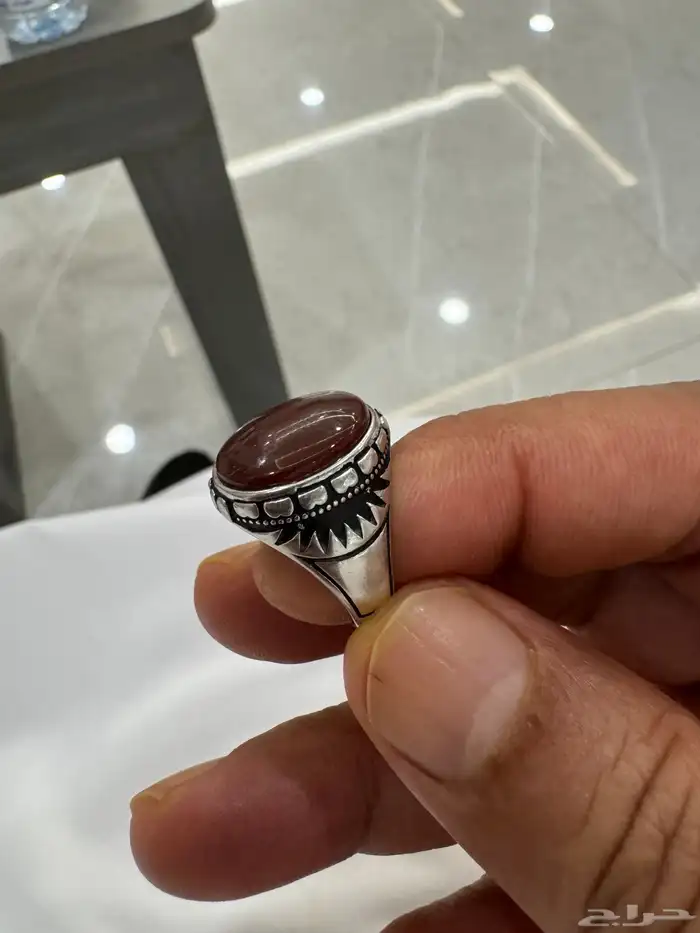خاتم فضه عيار 925 0