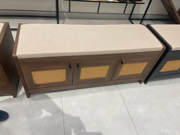 دولاب احذية مع مقعد   جزامة مع مقعد 4