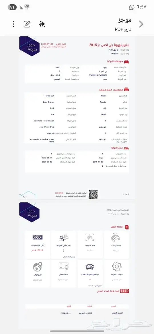 لاندكروزر 2015فل كامل 11
