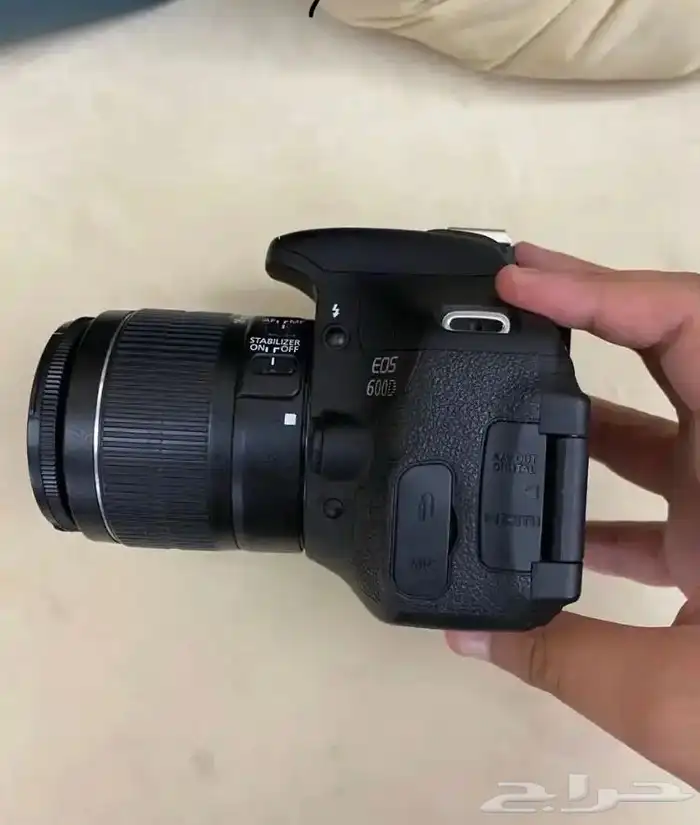كاميرة كانون نظيفه جدا  استخدام قليلللEOS 600D السعر 800 ريال 1