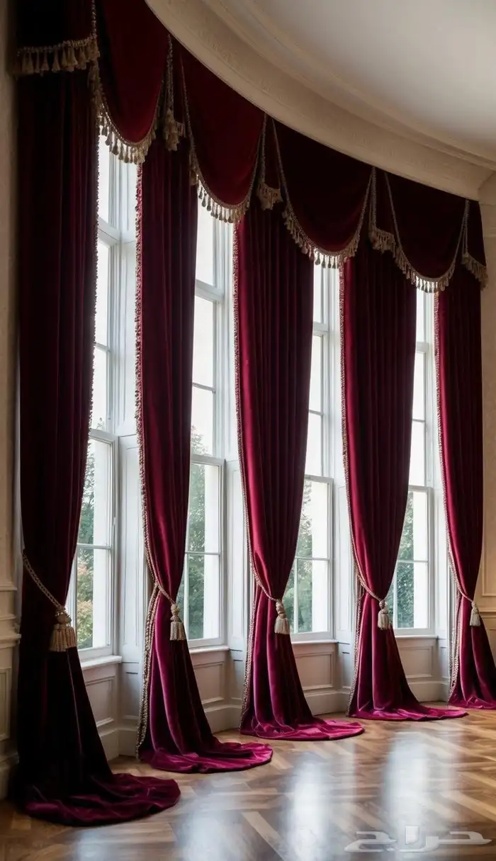 ستائر فاخرة للمجالس والديكور العصري 6