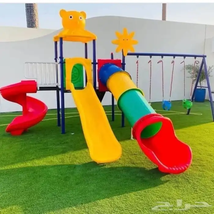 مجموعه مراجيح وزحاليق حدائق وشاليهات واحواش المنزل مدارس 1