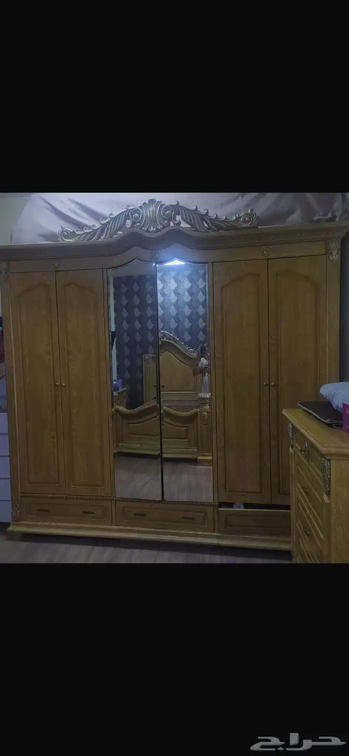 غرفه نوم. خشب مصري دمياطي مغكوكه جاهزه للبيع بجده 1