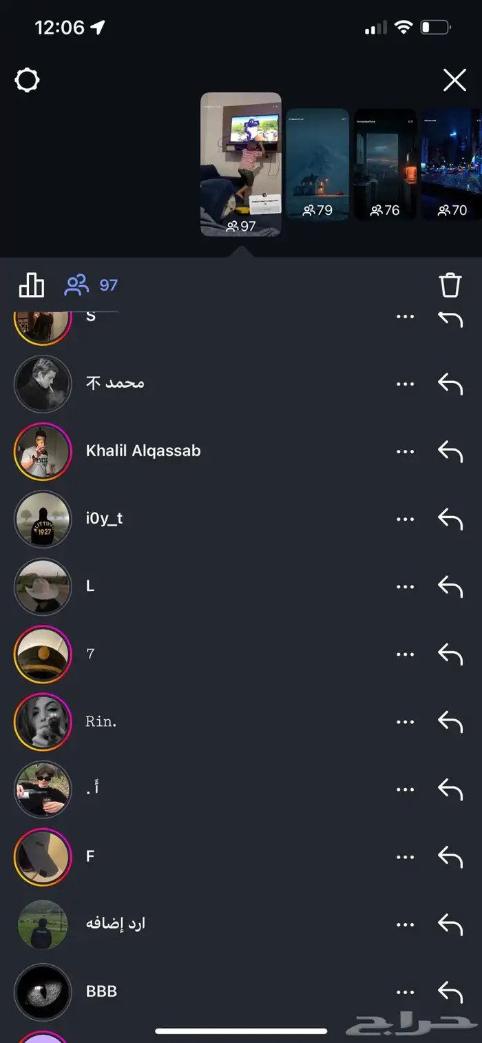 حساب انستقرام متفاعل   تم البيع 4