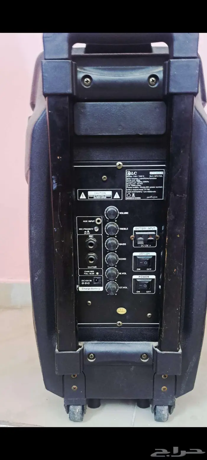 سماعة اوفر صوت عالي بلوتوث و USB و AUX 2