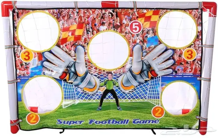 مرمى كرة قدم للأطفال مع حاجز تدريب - مرمى كورة قدم للتدريب 1