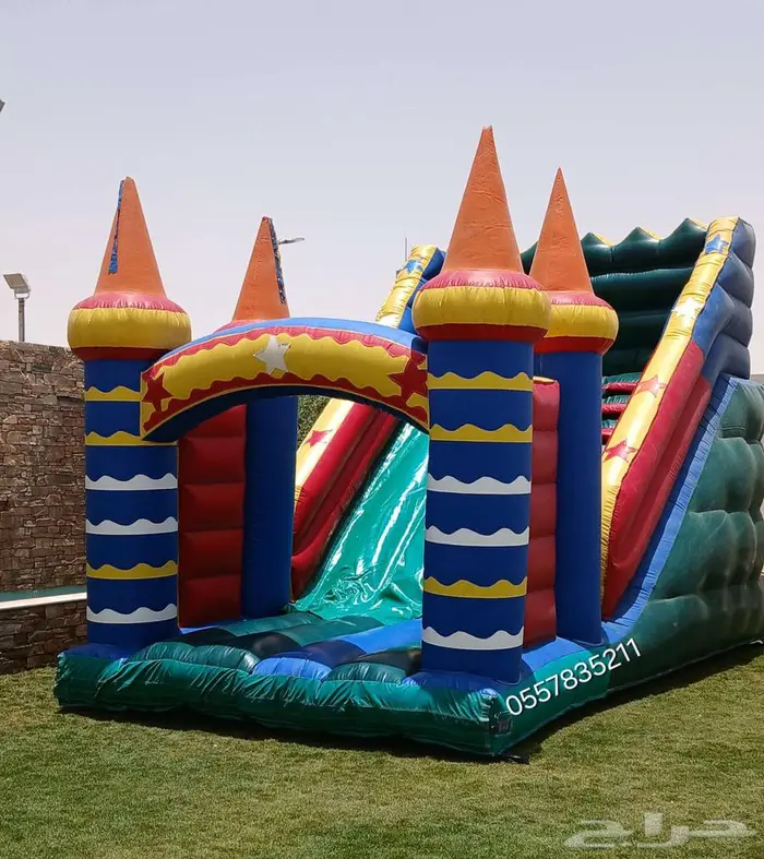 ايجار نطيطات زحليقه مائيه ملعب صابوني 2