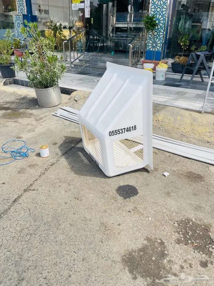 غطاء مكيف فيبر شباك طادرالطيور غطاءشفات 9