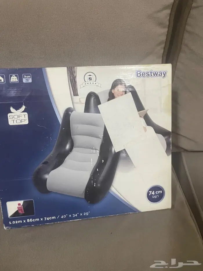 سرير أطفال ومسبح عائلي وكرسي هواء وكرسي أطفال للسياره 5