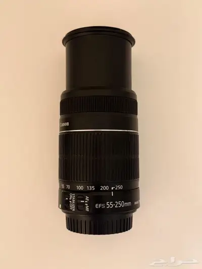 عدسة كانون   عدسة كانون 55-250mm   عدسة نظيفه index