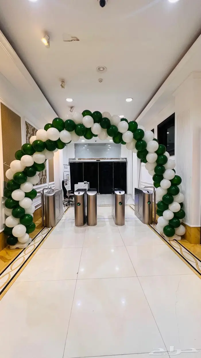 بلالين اليوم الوطني قوس بلالين 5