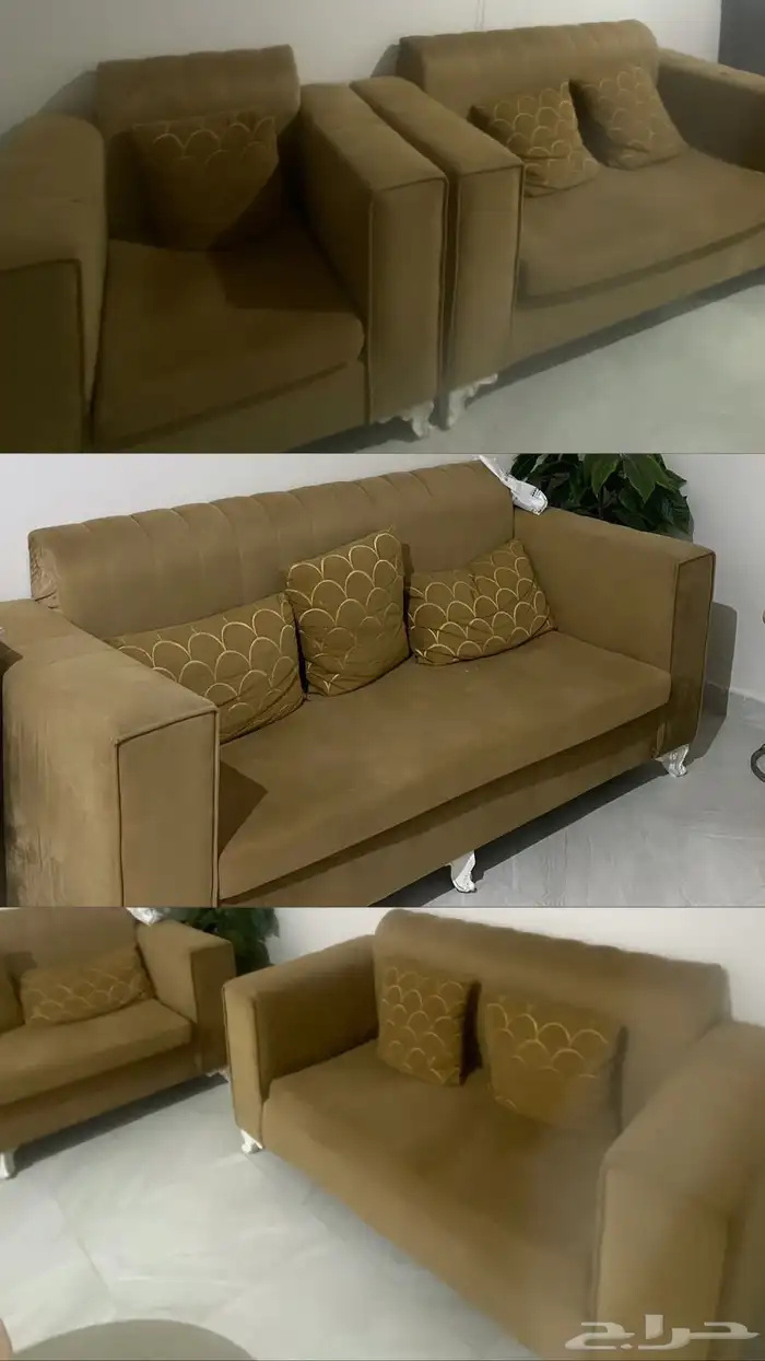 كنب عالي خمس قطع بحاله جيده 0