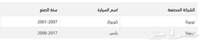 طرمبة مياة تويوتا كرولا و يارس 1