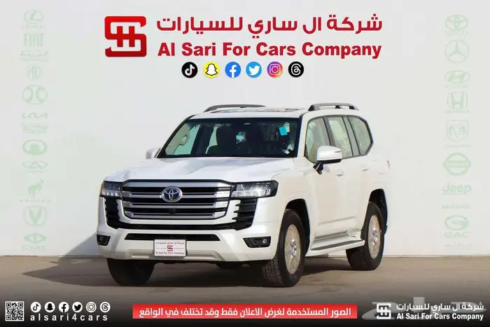 تويوتا لاند كروزر GXR L2 2025 اقساط بنوك وشركات 21