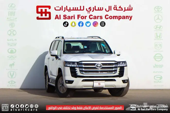 تويوتا لاند كروزر GXR L2 2025 اقساط بنوك وشركات 25