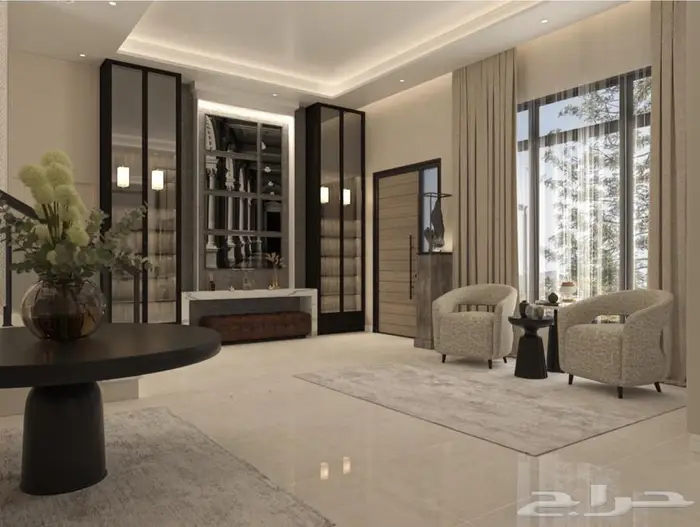 تصميم ديكورات داخلية وخارجية مع التنفيذ والاشراف 7