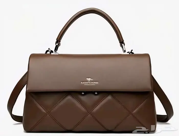 شنطة KAIDIFEINIROOA باللون البني Designer Handbag 0