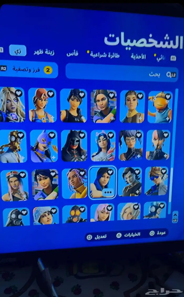 حساب فورت فيه 400 سكن وفي قراند ورالرجال يبغى فيه 3000 خاص 2