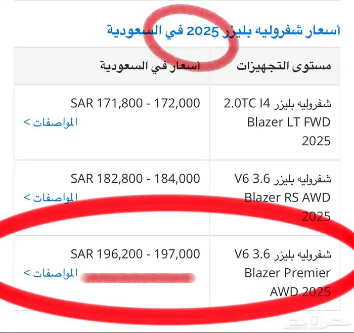 شفرولية بليزر بريمير 2020م لؤلؤي فل كامل بانوراما اقبل البدل 3