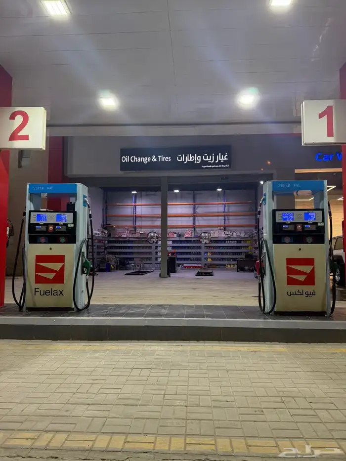 للايجار محل زيت وبنشر حي العارض شمال الرياض 0