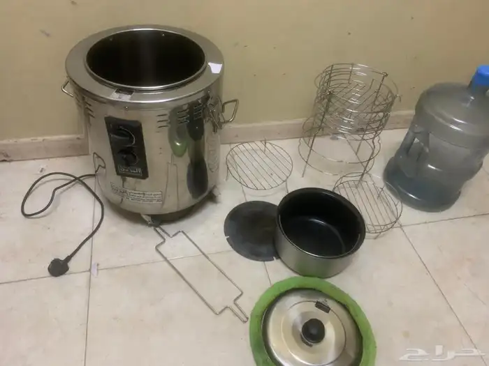 برميل مندي المزين الكهربائي حجم صغير مستخدم نظيف وشغال وكامل 3