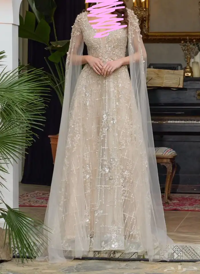 فستان للبيع يناسب ام العروسه او ام العريس 0