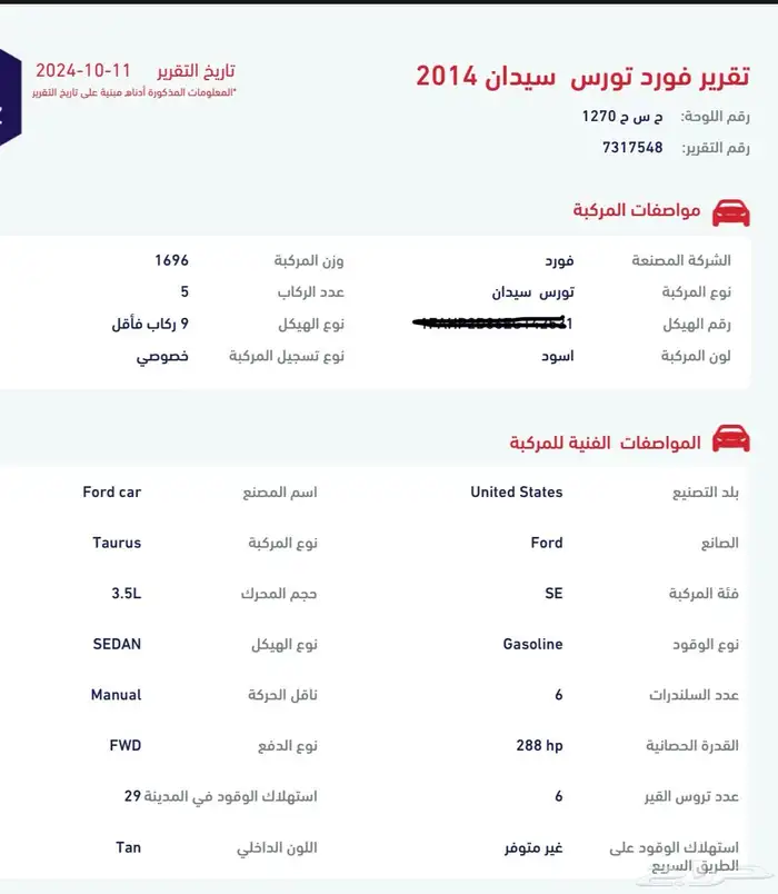 تورس 2014 بمنطقه الوجه 13