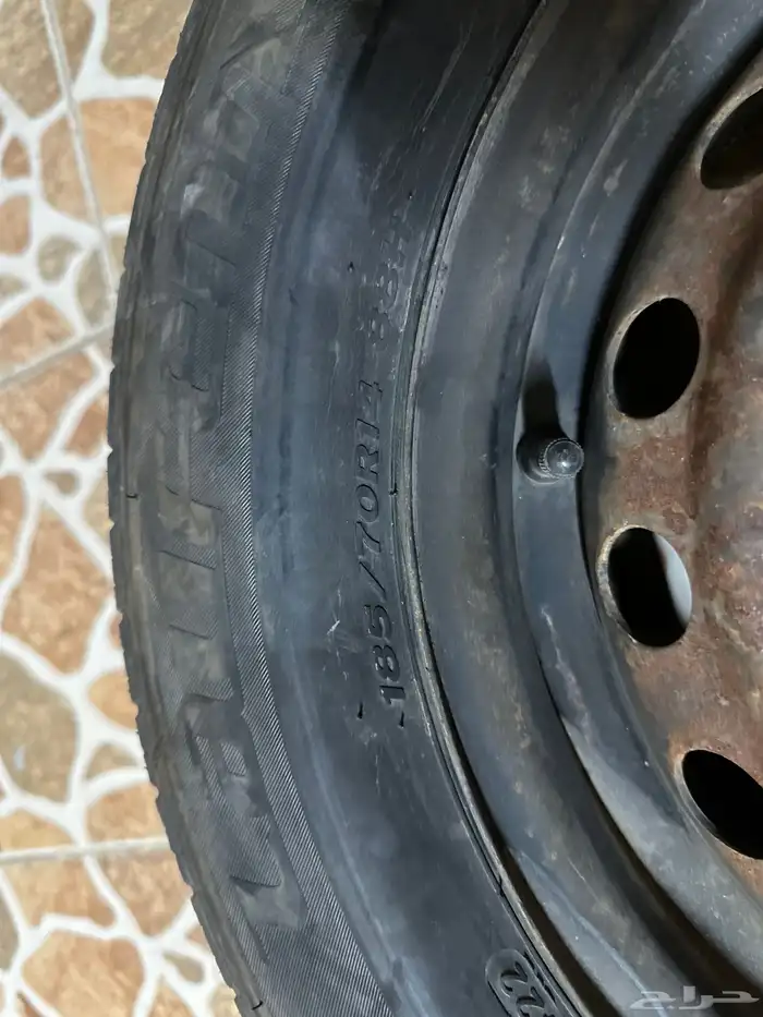 كفر جديد بجنط لم يستخدم 185 70 14 1